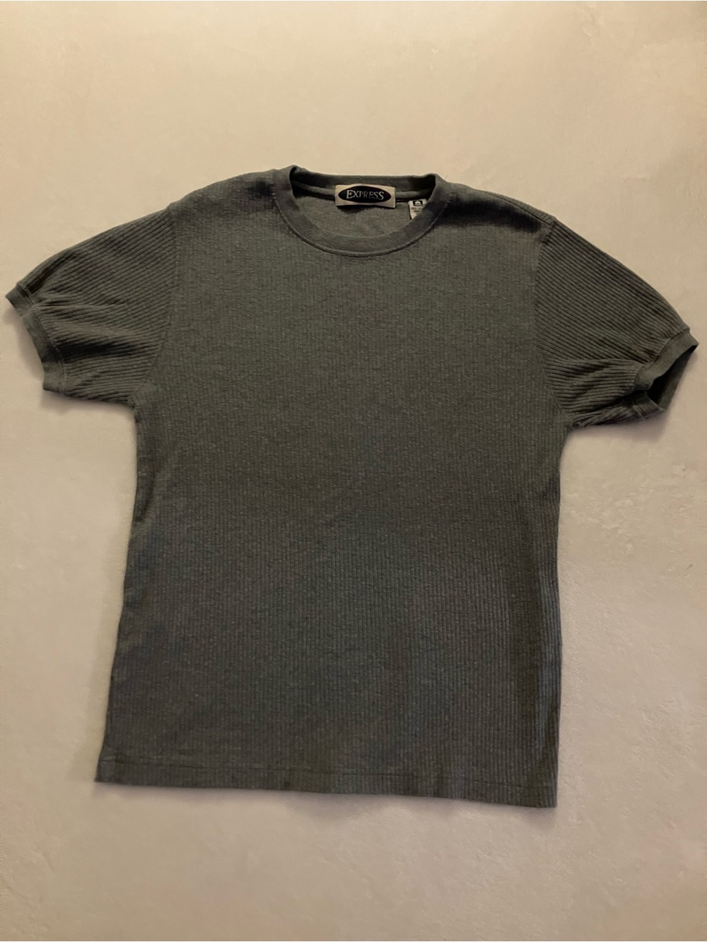 90’s Vintage Express Women’s Short Sleeve Ribbed Crewneck T-Shirt